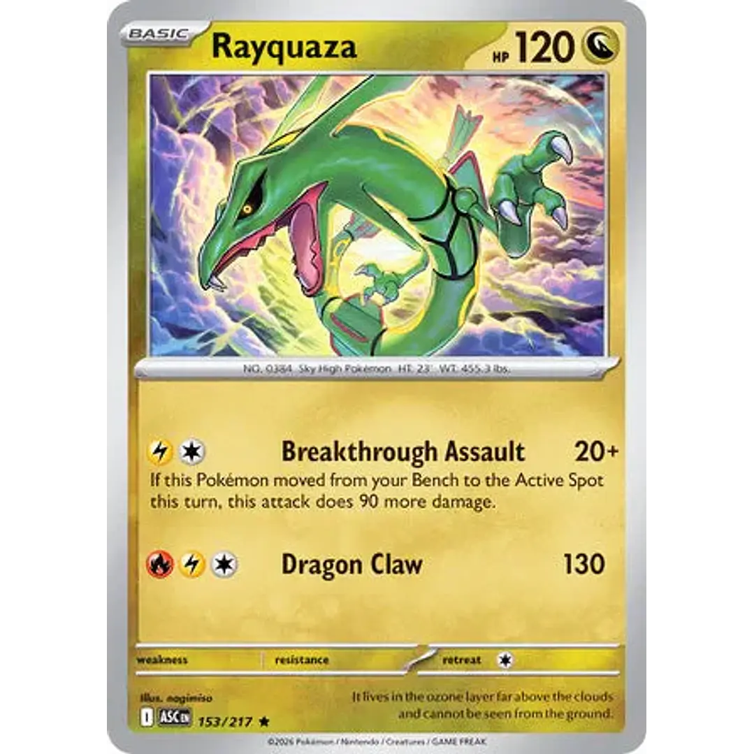 Rayquaza - 153/217 Ascended Heroes 1