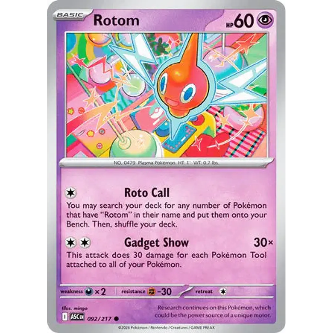 Rotom - 092/217 Ascended Heroes 1