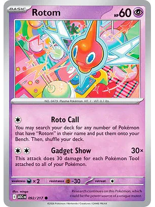 Rotom - 092/217 Ascended Heroes