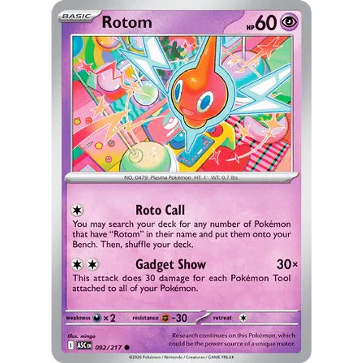 Rotom - 092/217 Ascended Heroes 1