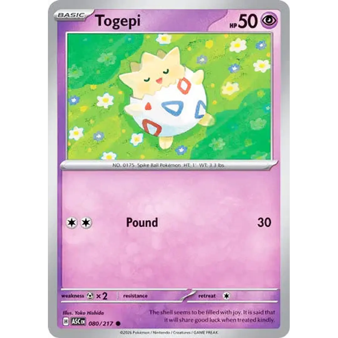 Togepi - 080/217 Ascended Heroes 1