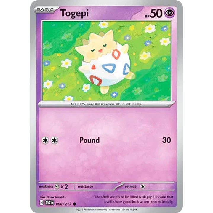 Togepi - 080/217 Ascended Heroes 1
