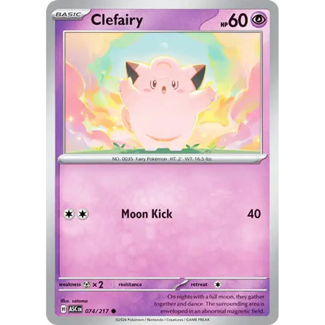Clefairy - 074/217 Ascended Heroes 1