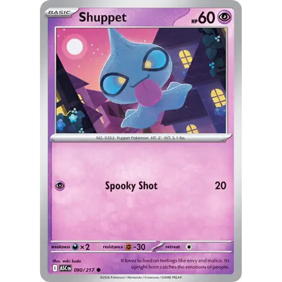 Shuppet - 090/217 Ascended Heroes 1