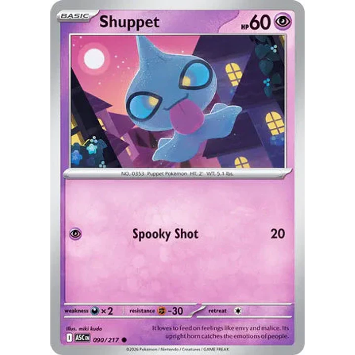 Shuppet - 090/217 Ascended Heroes 1