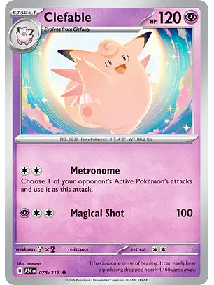 Clefable - 075/217 Ascended Heroes