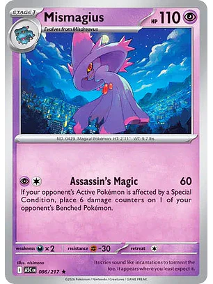Mismagius - 086/217 Ascended Heroes