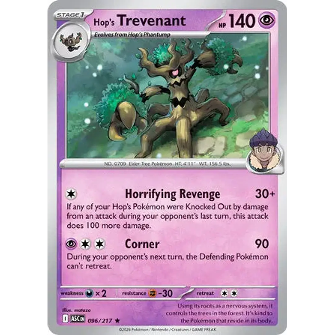 Hop's Trevenant - 096/217 Ascended Heroes 1