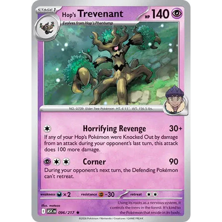 Hop's Trevenant - 096/217 Ascended Heroes 1