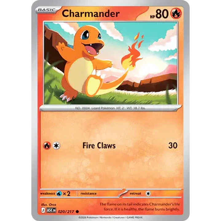 Charmander - 020/217 Ascended Heroes 1
