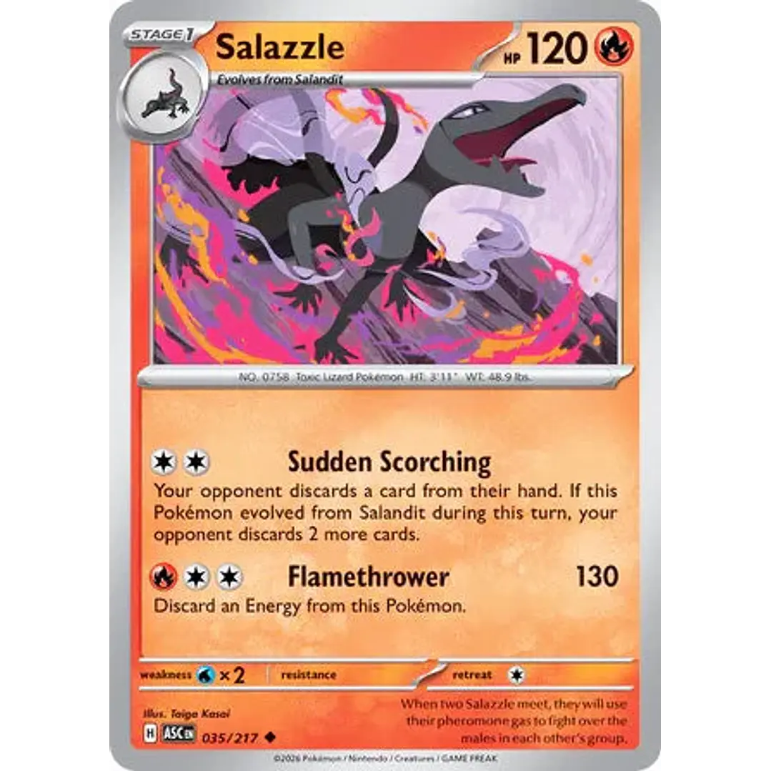 Salazzle - 035/217 Ascended Heroes 1