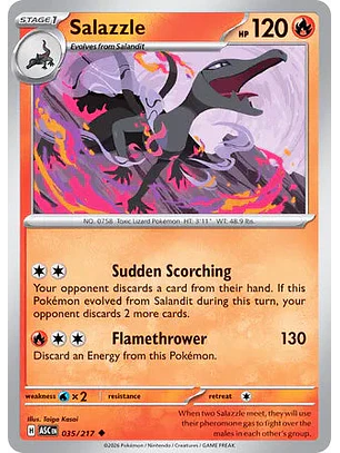 Salazzle - 035/217 Ascended Heroes