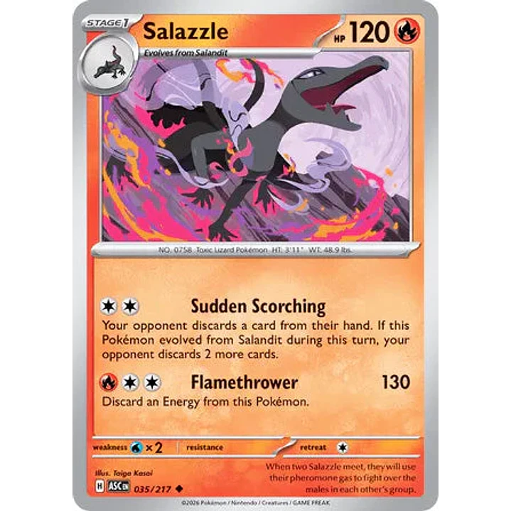 Salazzle - 035/217 Ascended Heroes 1