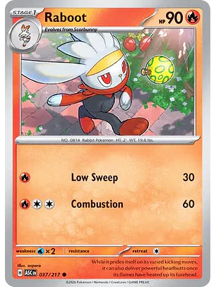Raboot - 037/217 Ascended Heroes