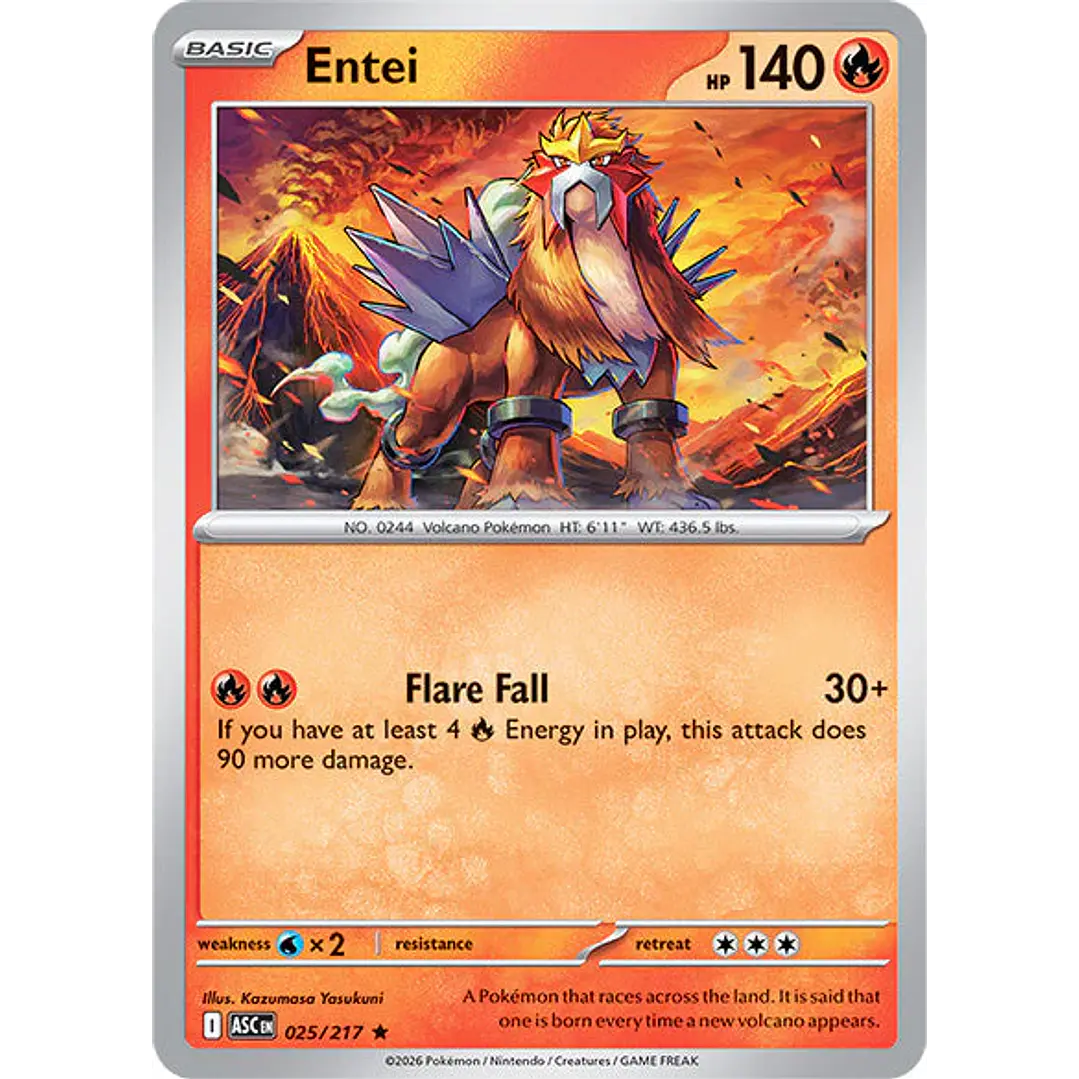 Entei - 025/217 Ascended Heroes 1