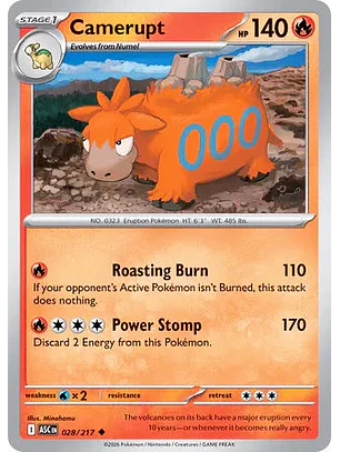 Camerupt - 028/217 Ascended Heroes