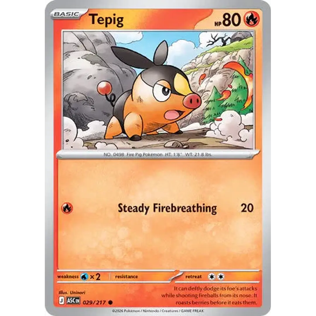 Tepig - 029/217 Ascended Heroes 1