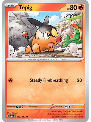 Tepig - 029/217 Ascended Heroes