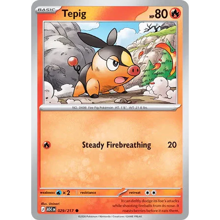 Tepig - 029/217 Ascended Heroes 1