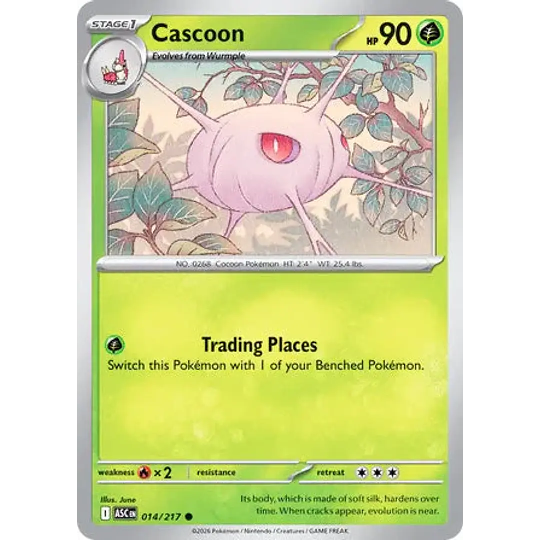 Cascoon - 014/217 Ascended Heroes 1