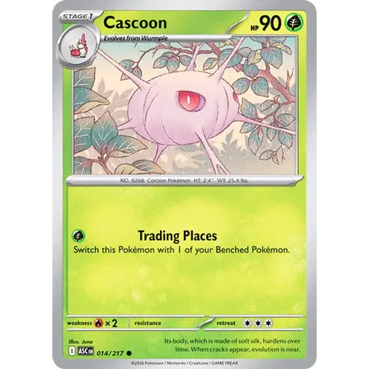Cascoon - 014/217 Ascended Heroes 1