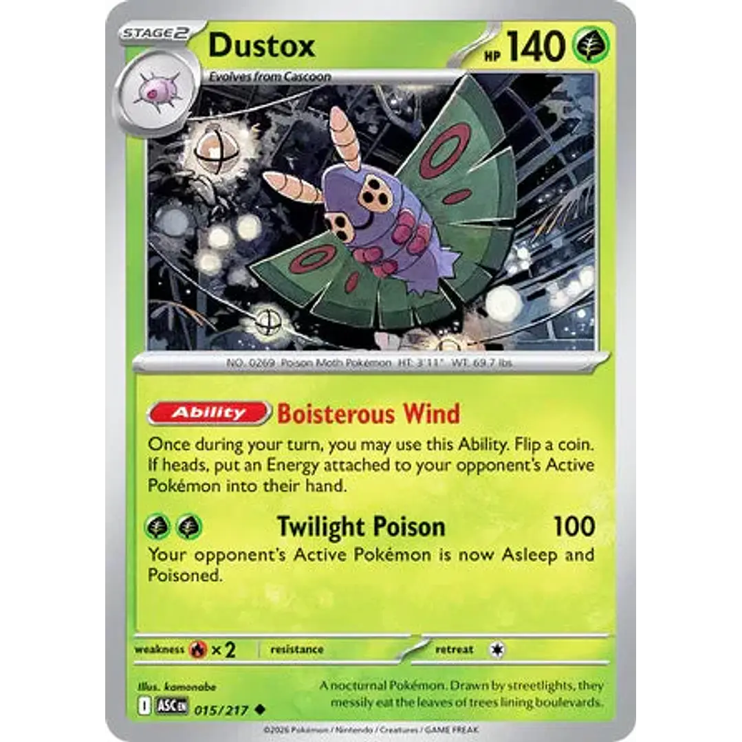 Dustox - 015/217 Ascended Heroes 1