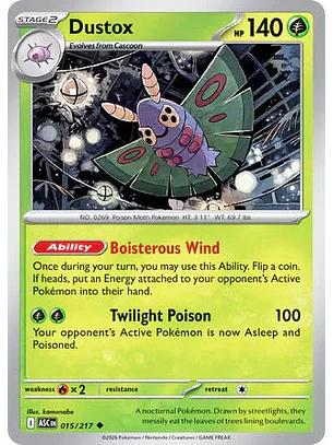 Dustox - 015/217 Ascended Heroes