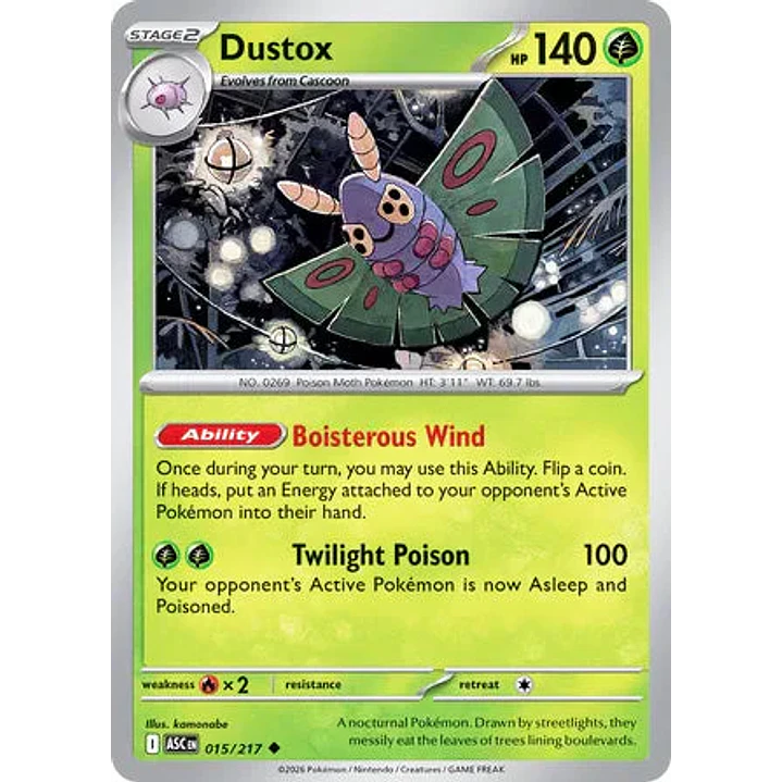 Dustox - 015/217 Ascended Heroes 1