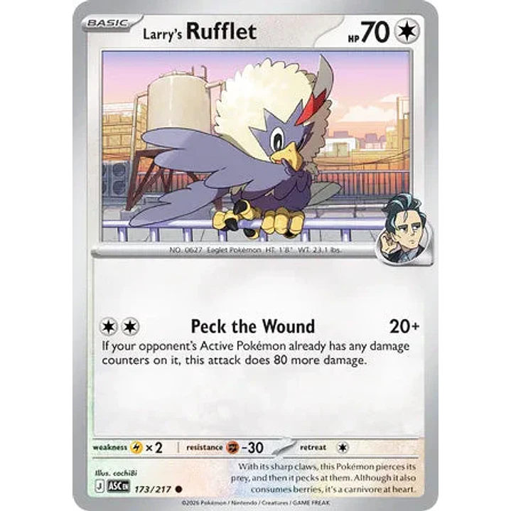 Larry's Rufflet - 173/217 Ascended Heroes 1