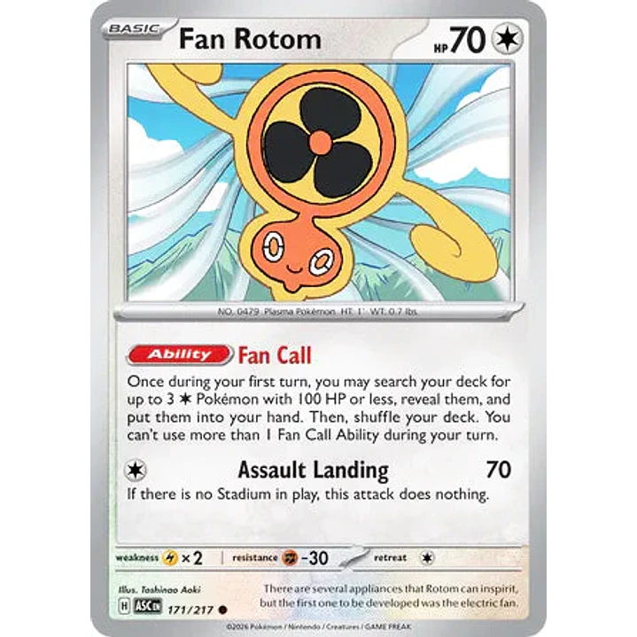 Fan Rotom - 171/217 Ascended Heroes 1