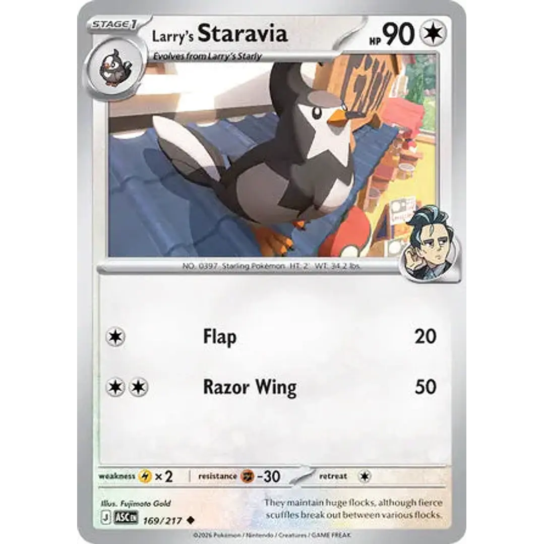 Larry's Staravia - 169/217 Ascended Heroes 1