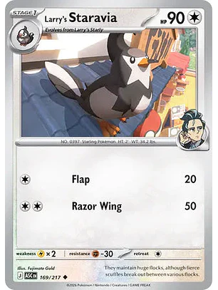 Larry's Staravia - 169/217 Ascended Heroes
