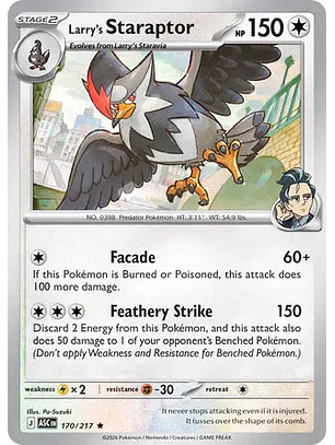 Larry's Staraptor - 170/217 Ascended Heroes