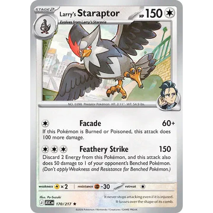 Larry's Staraptor - 170/217 Ascended Heroes 1