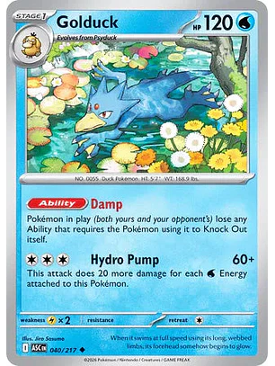 Golduck - 040/217 Ascended Heroes