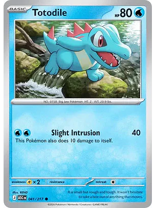 Totodile - 041/217 Ascended Heroes