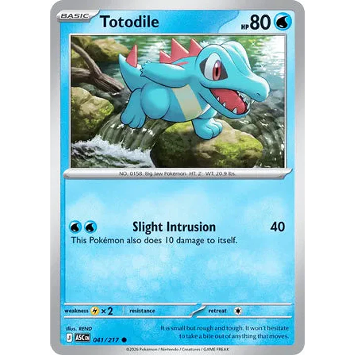 Totodile - 041/217 Ascended Heroes 1