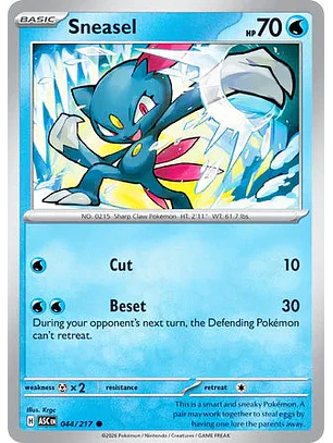 Sneasel - 044/217 Ascended Heroes