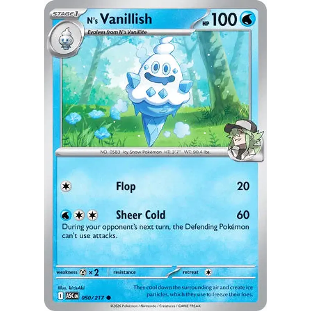 N's Vanillish - 050/217 Ascended Heroes 1