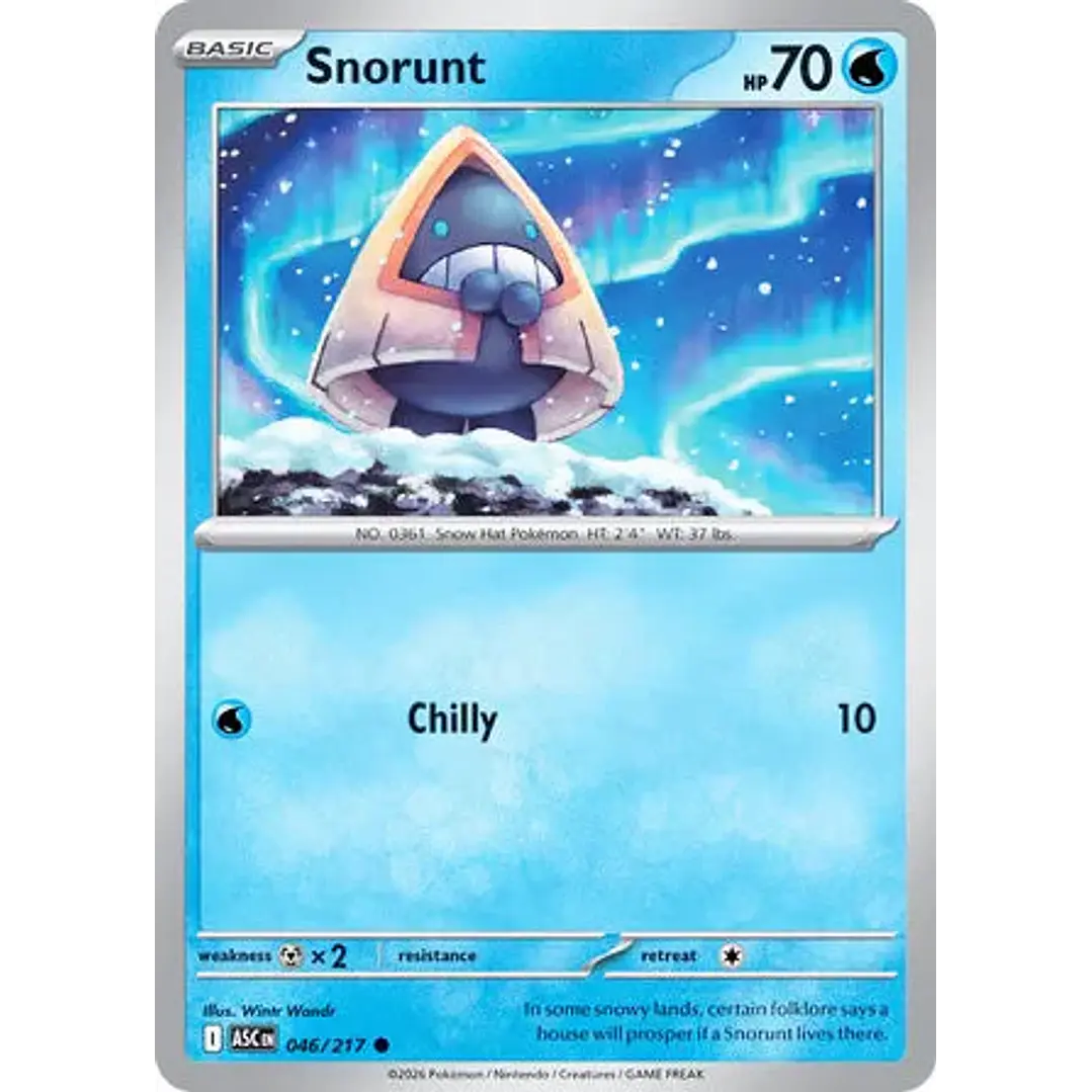 Snorunt - 046/217 Ascended Heroes 1