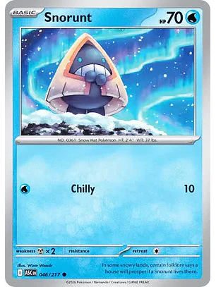Snorunt - 046/217 Ascended Heroes