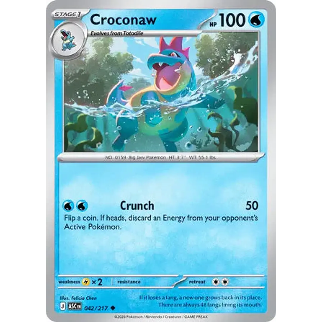 Croconaw - 042/217 Ascended Heroes 1