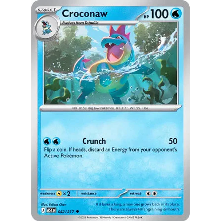 Croconaw - 042/217 Ascended Heroes 1