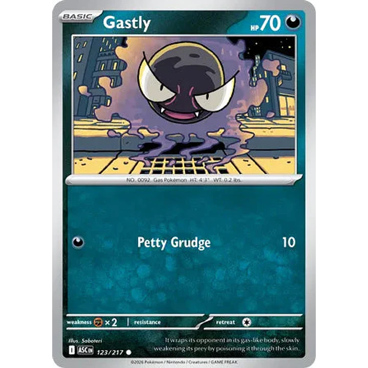 Gastly - 123/217 Ascended Heroes 1
