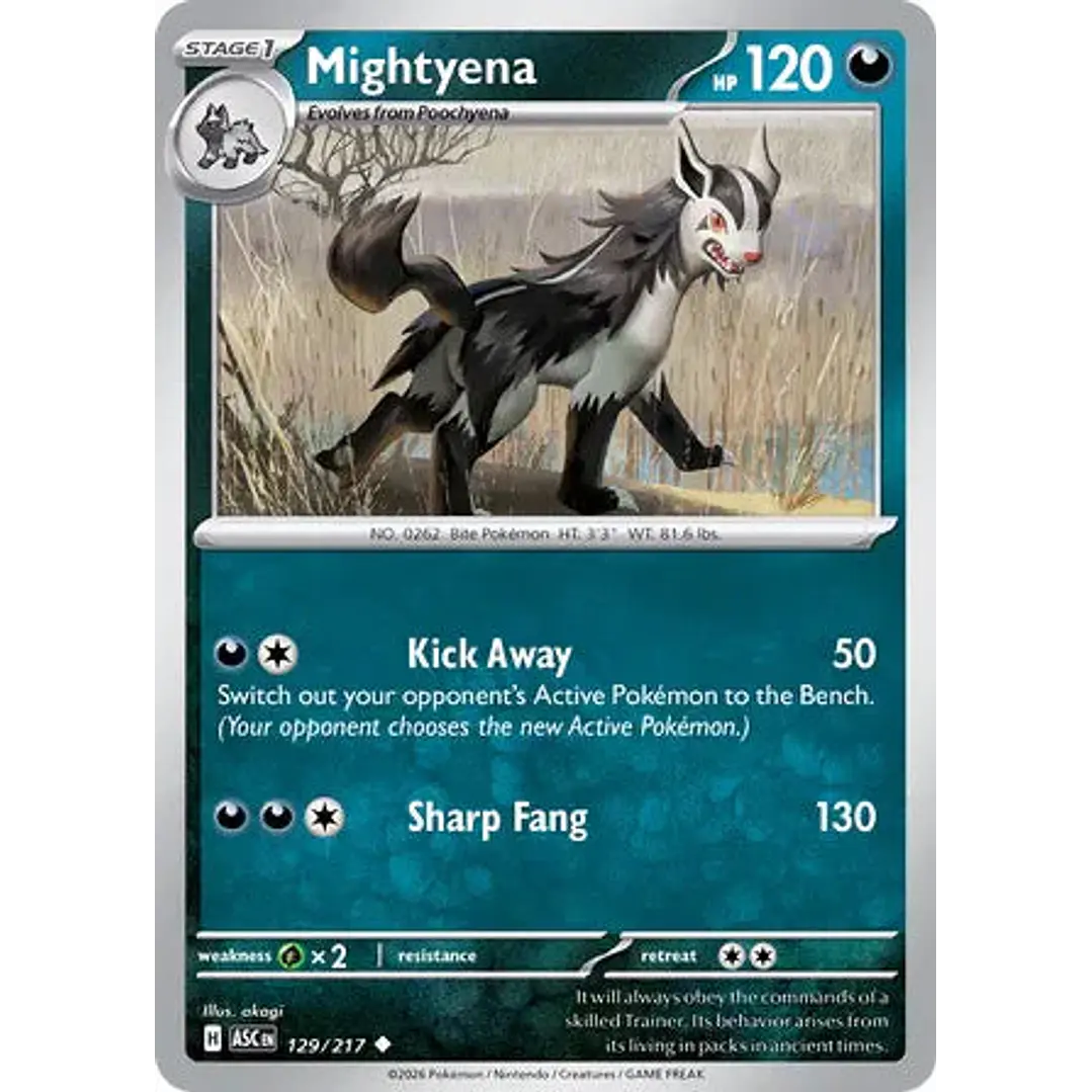 Mightyena - 129/217 Ascended Heroes 1