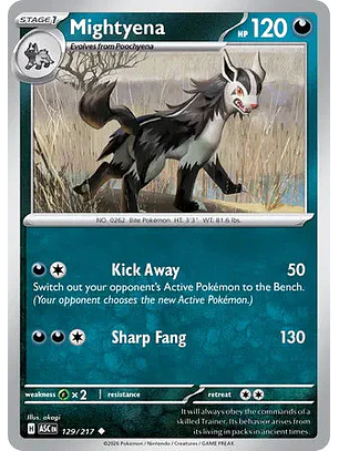 Mightyena - 129/217 Ascended Heroes