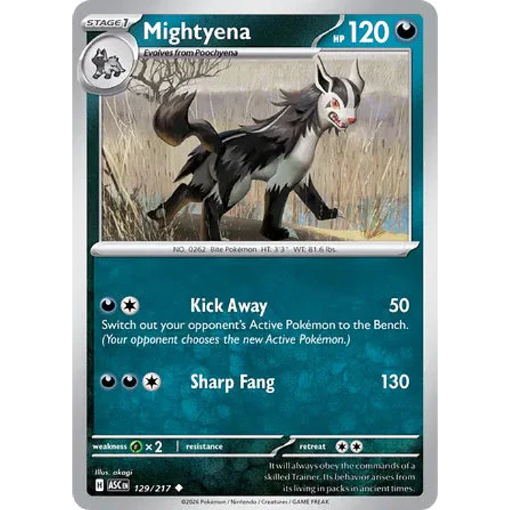 Mightyena - 129/217 Ascended Heroes 1