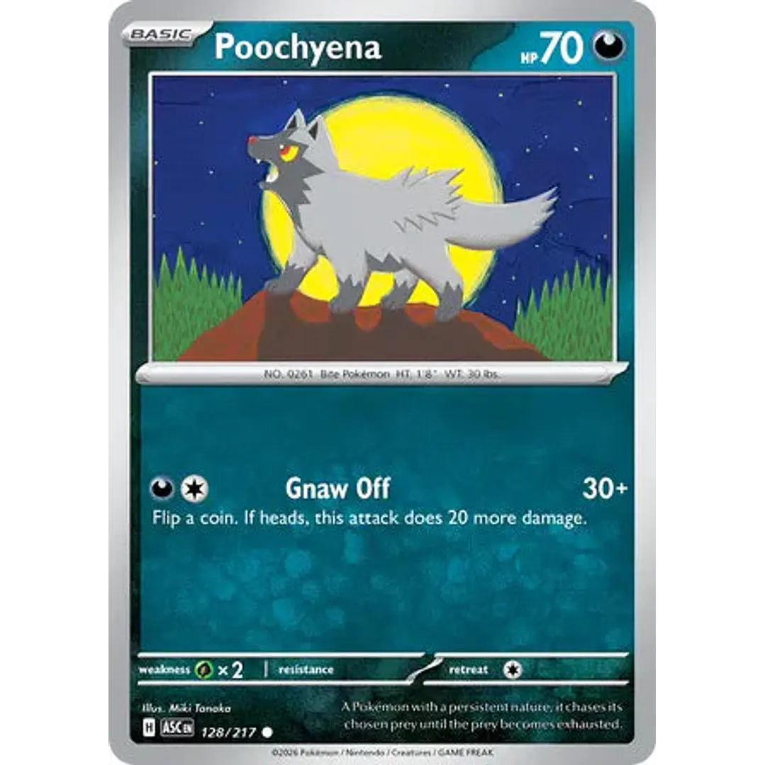 Poochyena - 128/217 Ascended Heroes 1