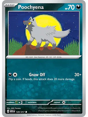 Poochyena - 128/217 Ascended Heroes