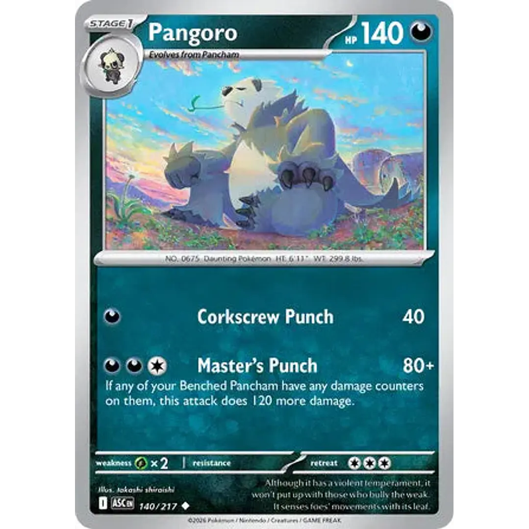 Pangoro - 140/217 Ascended Heroes 1